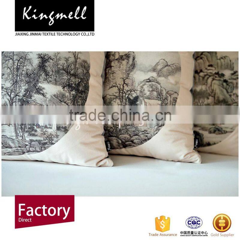 Wholesale throw covers painting chinese pillow cases cushion covers