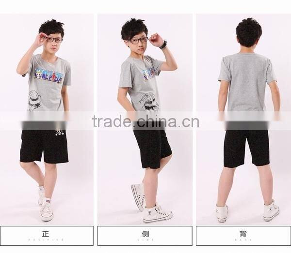 Teenagers cotton printed sunshine lively short sleeve T shirts