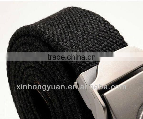 good quality military canvas tan belt for men