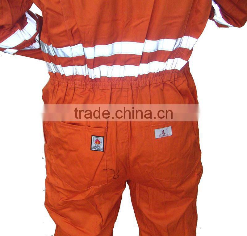 Customized Reflective Tape Safety Overall Workwear Coverall