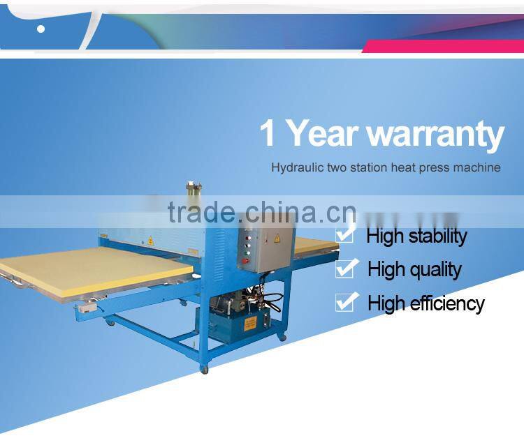 Auto Hydrualic Double Sided Sublimation Heat Press Ironing Machine