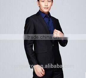 2015 popular black business slim fit suits BSPS0098