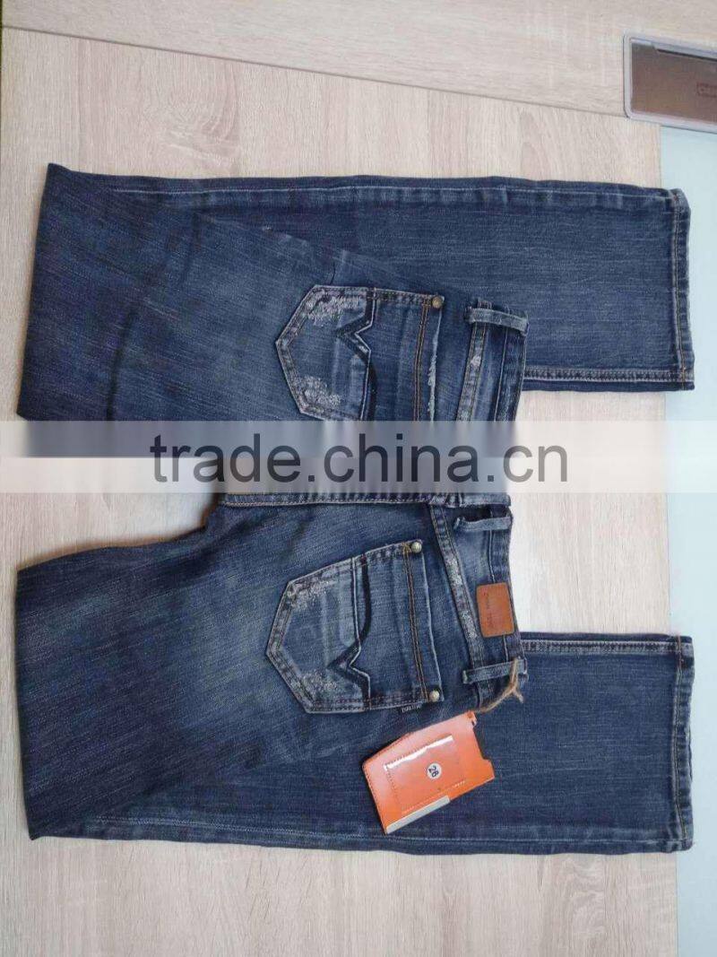 GZY professional jeans manufacturer washed denim bell-bottom women jeans 2017