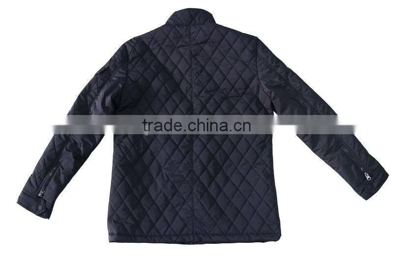 2016 European fashion cheap men winter quilted jacket