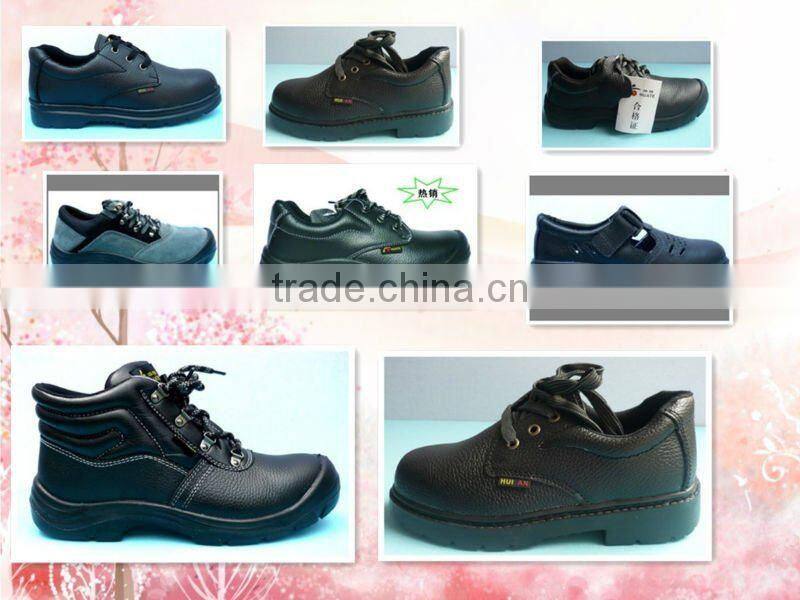 rubber safety shoes steel toe