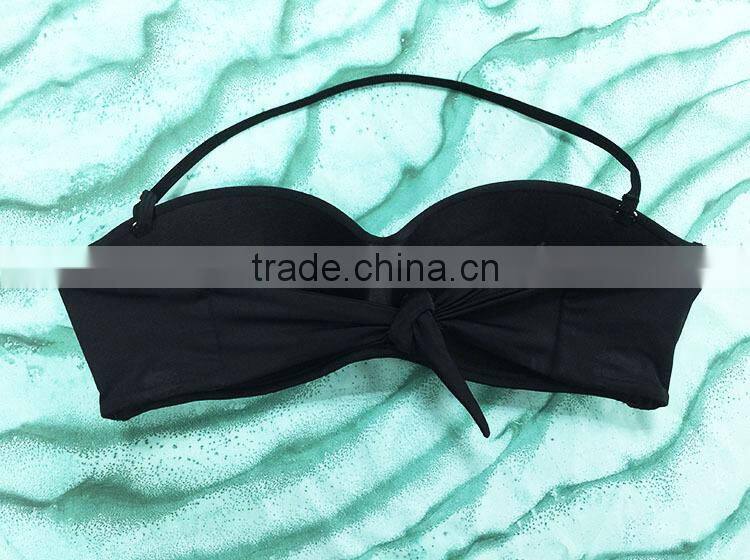 Classic style youg girls swimear iron bead design sexi hot girl bikini