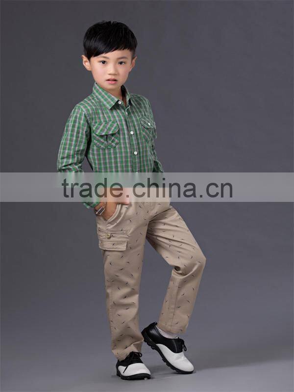 boys fashion trousers boys casual trousers 100% cotton kids trousers