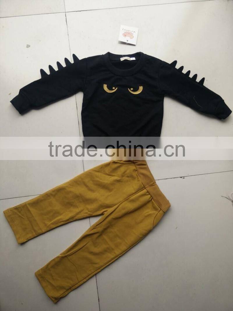 Hot Sale Baby Boys Outfits Kids Carton Outfits Children Casual Funny Clothing