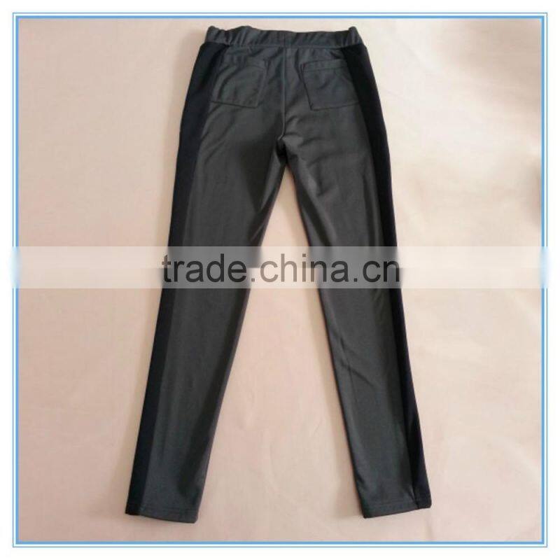 OEM fitness elasticity lady polyester casual pencil pants Women high waisted slim stretch leggings Sexy and comfotable trousers