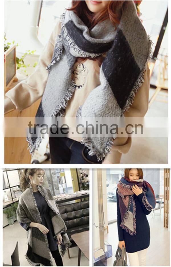 1pc New design fashion winter warmth spandex elegant shawl scarf designs for stitching