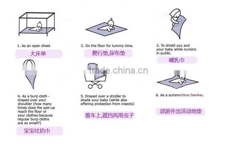 Baby Cotton Blanket Muslin Swaddle Super Soft