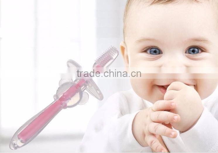baby silicone toothbrush Baby tooth brush teether for baby