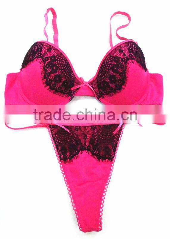 New sexy girls bars girls underwear set girls wholesale bras and panties