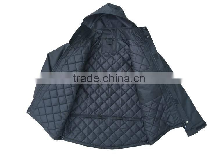 Reflective stripe multi function wear construction work polyester wind breaker jacket