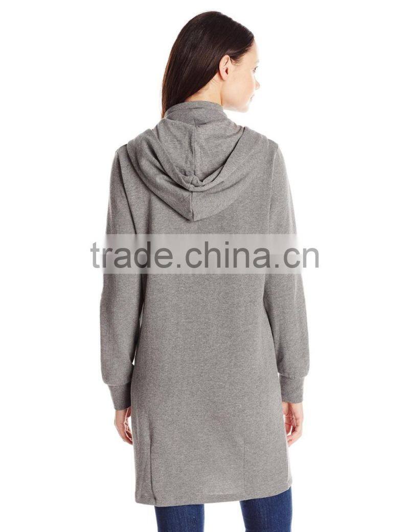 Ladies Pullover Pattern Long Hoody Fleece
