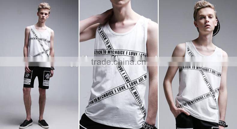 New Men's T-Shirt Tank Top In Gym Muscle Singlet low Price tank top Mens sports