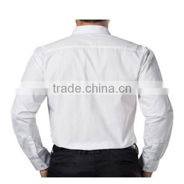 2016 new wholesale button down collar regular fit plain custom men's formal dress shirt