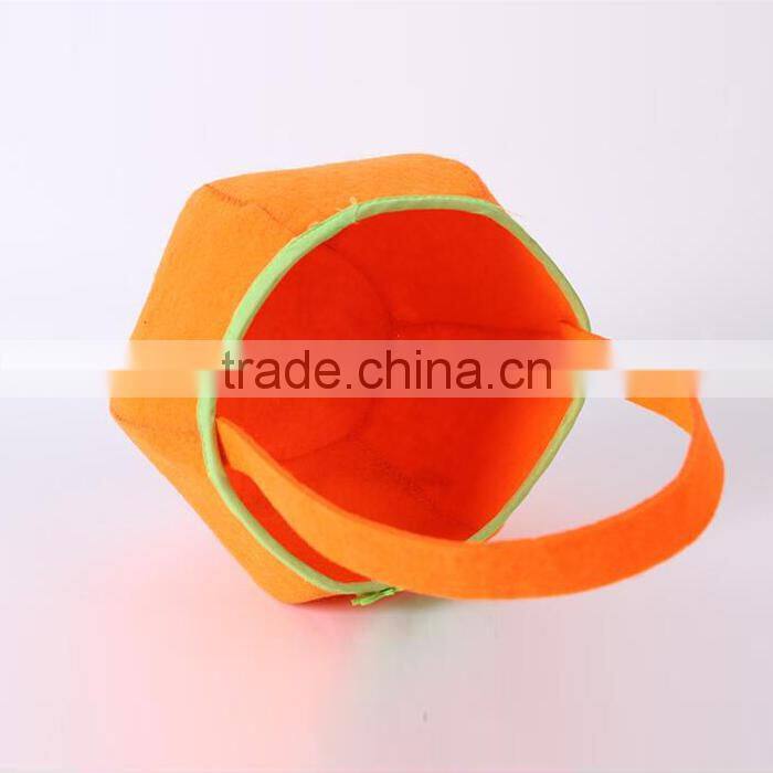 Cheap Wholesale Kids Candy Halloween Pumpkin Buckets For Party Decoration