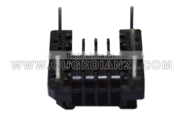 EPC13 pin transformer bobbin with low price,4 slot