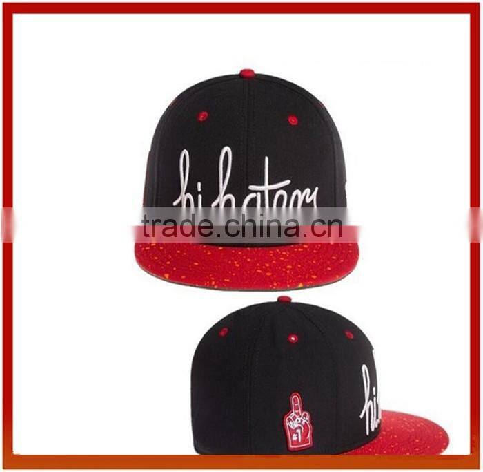 Top Quality Embroidery Customize Snapback Hats/Hip Hop Snapback caps