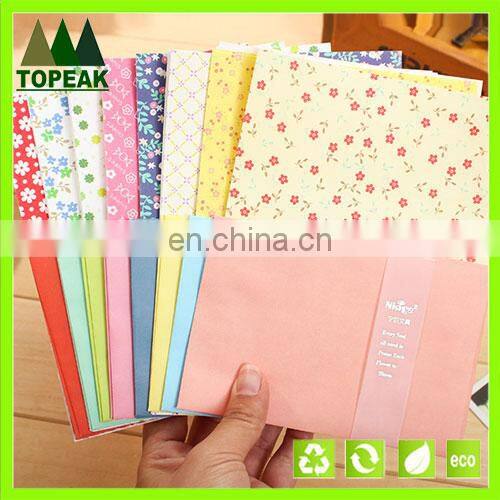 2016 New design Cute Cartoon Paper Colorful Gift Envelope
