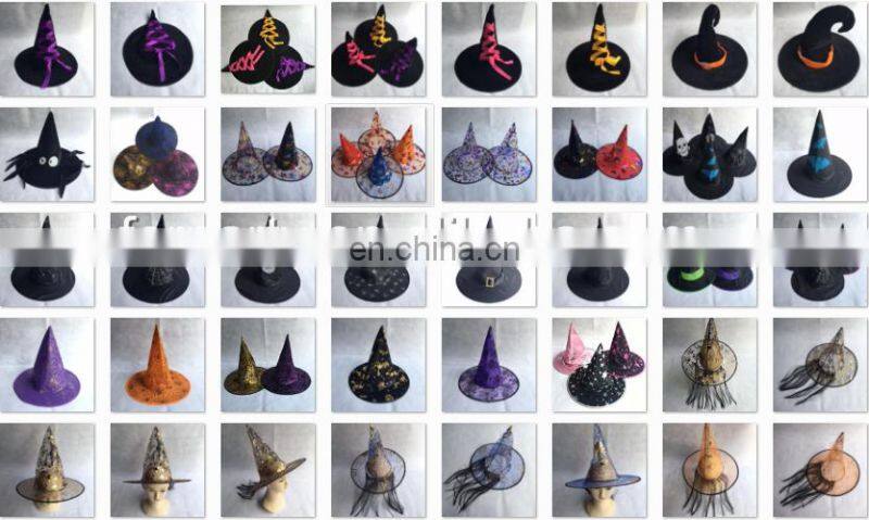 CG-PH170 Velvet witch hat fancy hat in stock