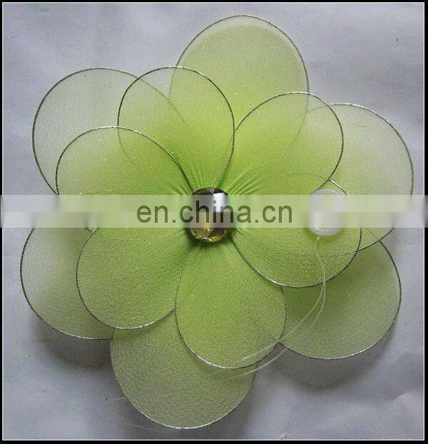 Artificial hair flower