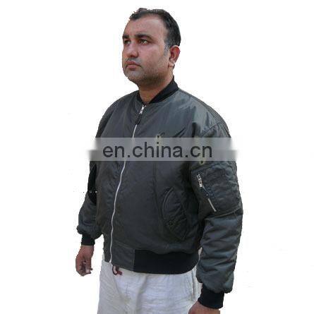 Nylon Flight Jackets, Nylon Bomber Jackets, Nylon Pilot Jackets, Brown MA1 Bomber Jackets