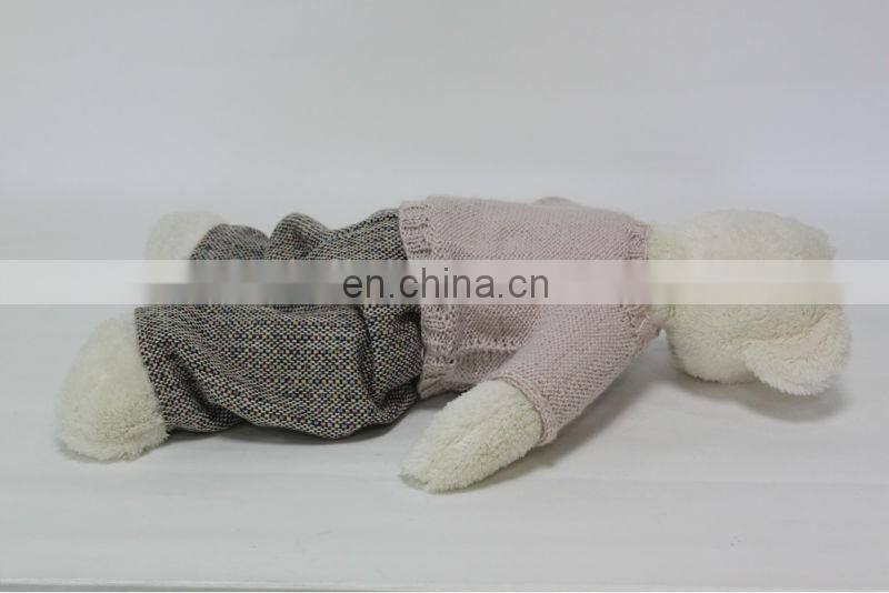 Baby Plush Toys With Cloth Dress Sweaters Plush Doll