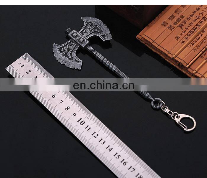 Dota 2 Axe Key Chain Black Wholesale New Anime Game Dota 2 Key Chain