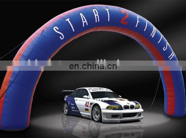 Car race inflatable star & finish arch for large events