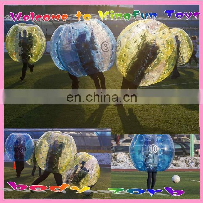 1.2m Kids pvc/tpu Crazy Loopyballs/Bubble Football