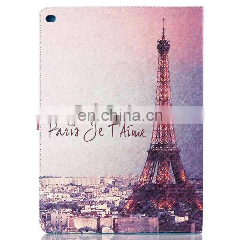 Case for iPad Pro 12.9, Wallet Style Card Holder Magnetic Flip TPU+ PU Leather Case for iPad Pro 12.9 inch - Tower