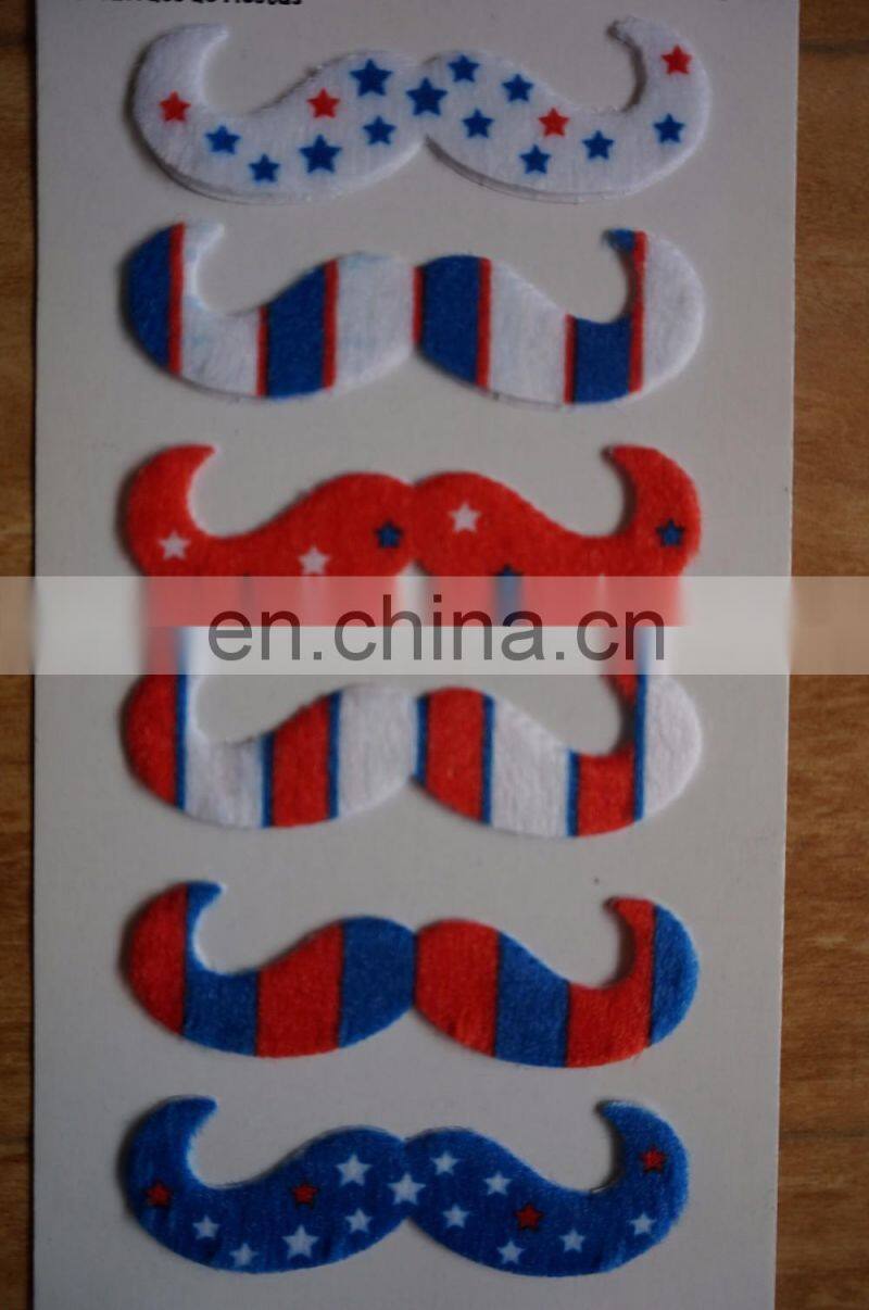 football fans mustaches,Flag Mustaches M-U399