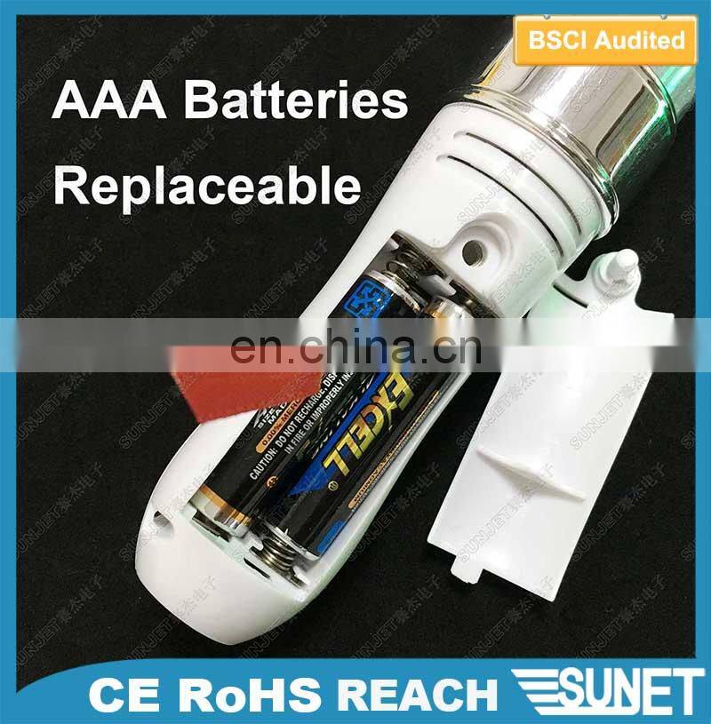 Concert battery operated color change controlled led glowsticks flashing cheering stick