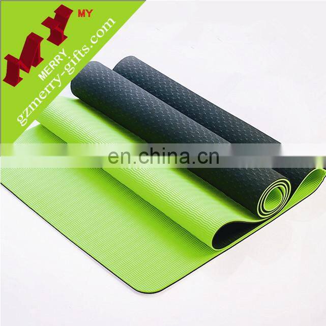 Non-slip family game blank tpe yoga mat / yoga mat manufacturer