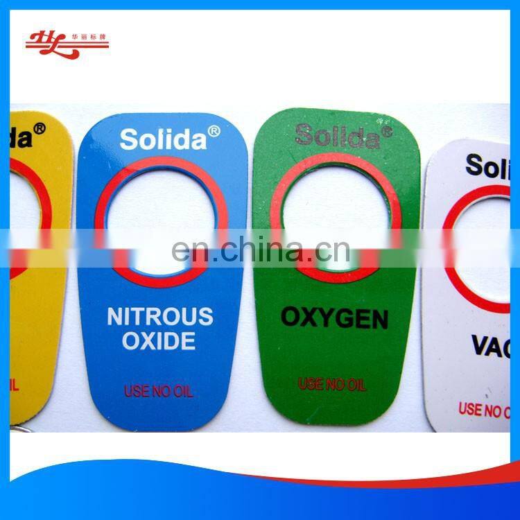 custom thin metal sticker logo with transfer film