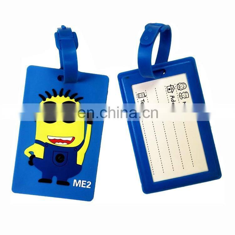 Personalized gift bag purple luggage tags for kids