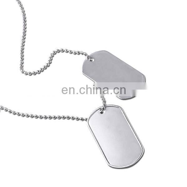 Stainless steel blank dog tags