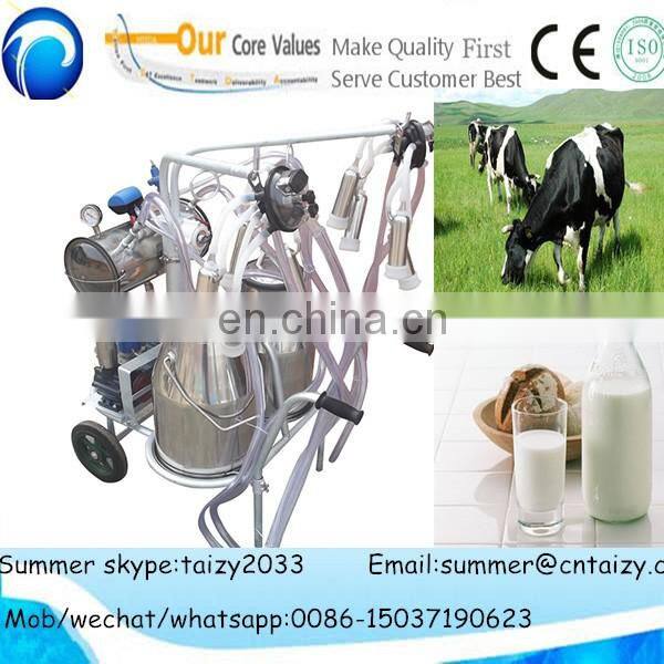 2018 double vacuum milking machine/cow milking machine price //0086-15037190623