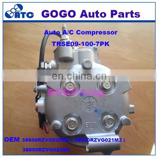 TRSE09 Auto A/C Compressor for H onda OEM 38800RZVG020M2 ; 38800RZVG021M2 ; 38800RZVG023M2