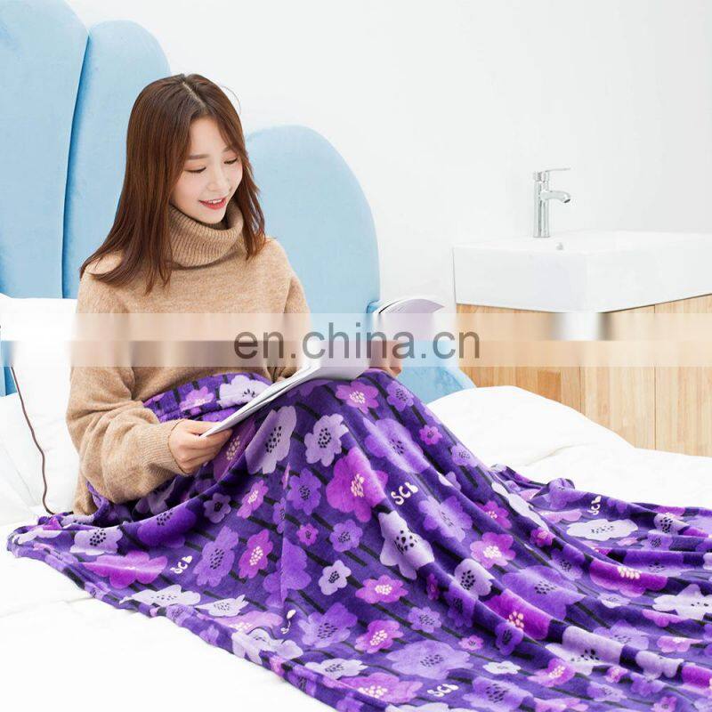 2 in 1 travel soft flannel custom travel blanket office air support pillow mink blanket throw