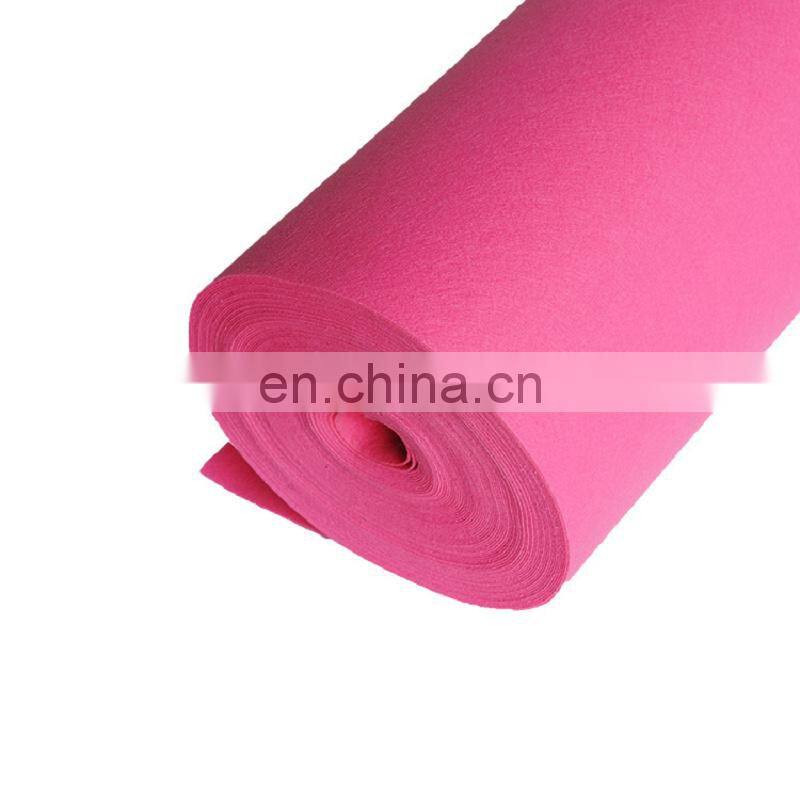 1mm 6mm thick needle punch felt polyester nonwoven colorful felt