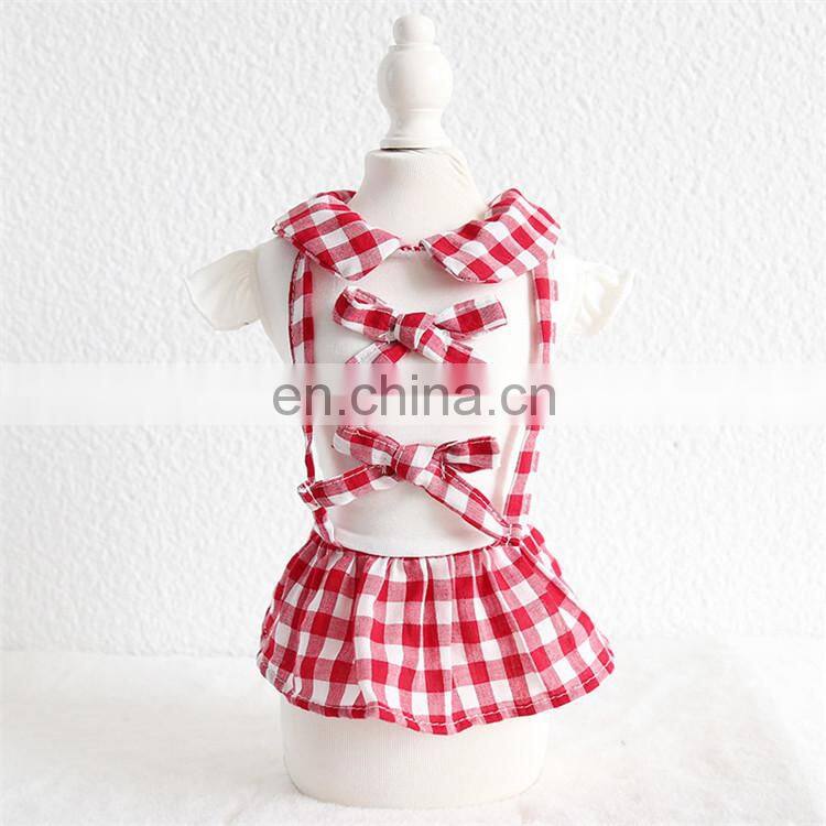 Best selling pet shop summer luxury pet clothes party wedding dress