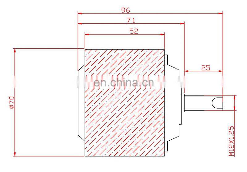 High quality 3" 3inch 12v 24v 36v  single shaft brushless  PU solid  tire hub motor