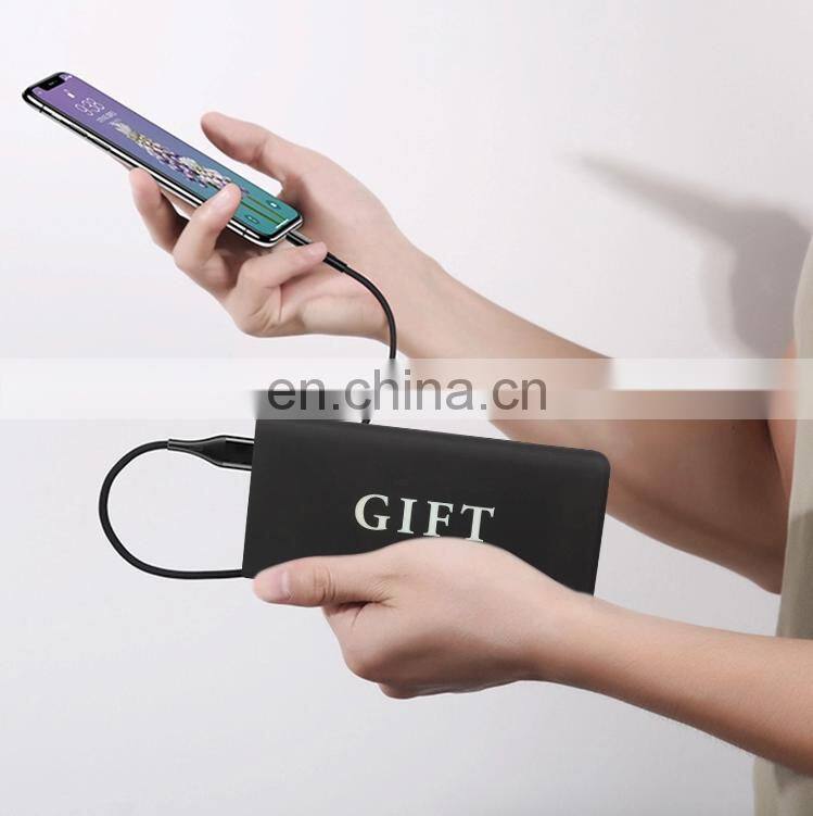 Type-C interface 5000mah customizable logo ultra-thin power bank