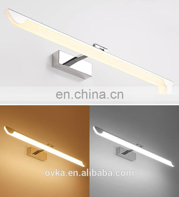 Modern decoration simple washroom 7W LED mirror light