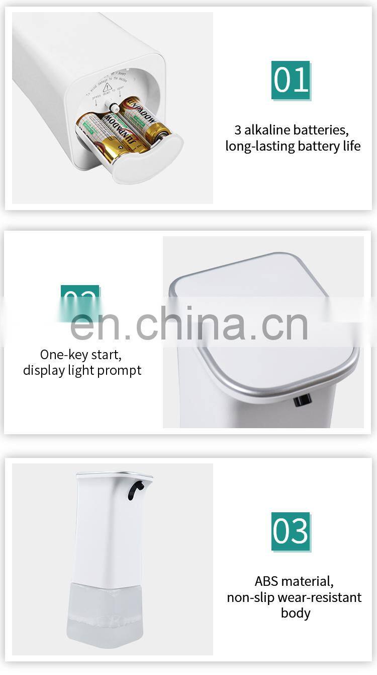 Dry battery customized soap dispenser automatic liquid IPX4 automatic hand sanitizer soap dispenser