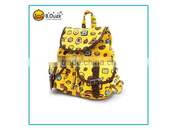 Wholesale trendy canvas backpack school bags trendy backpack bags