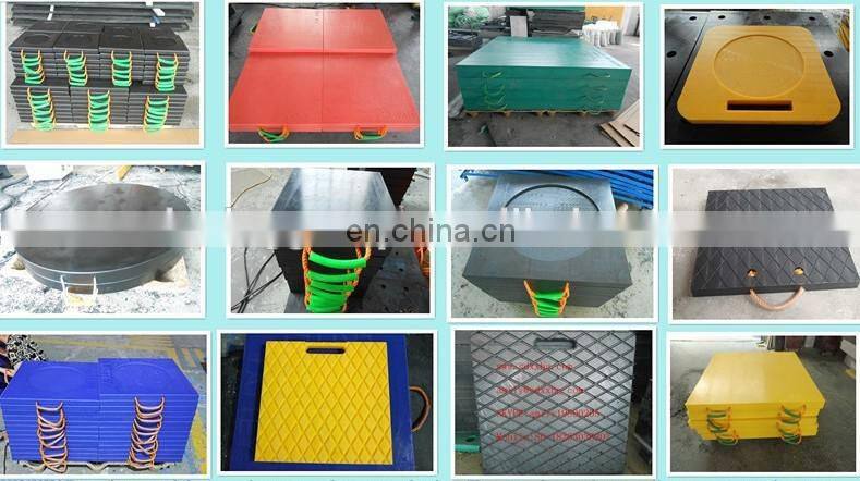 Crane excavator PE grounding earthing mat